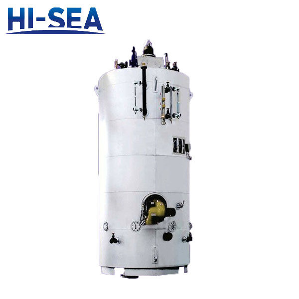 Marine Vertical Smoke Tube Exhaust Gas Boiler